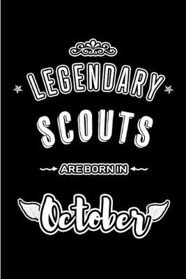 Book cover for Legendary Scouts are born in October