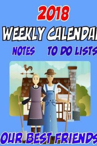 Cover of 2018 Calendar, Weekly events, To Do List, Birthday, Personal Info