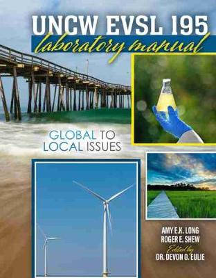 Book cover for UNCW EVSL 195 Laboratory Manual: Global to Local Issues