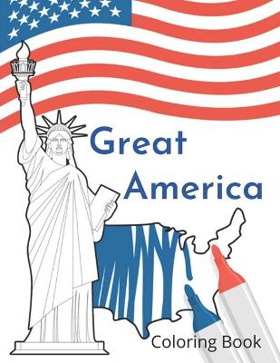 Book cover for Great America Coloring Book