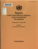 Book cover for Report of the United Nations Conference on Environment and Development