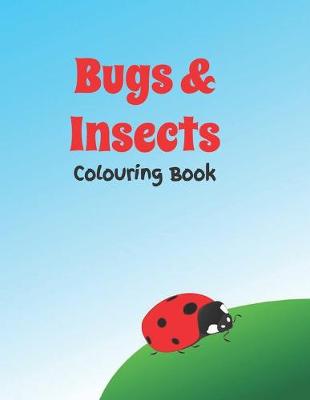 Book cover for Bugs & Insects colouring book