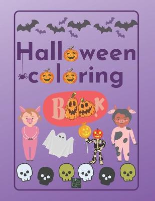 Book cover for Halloween Coloring Book