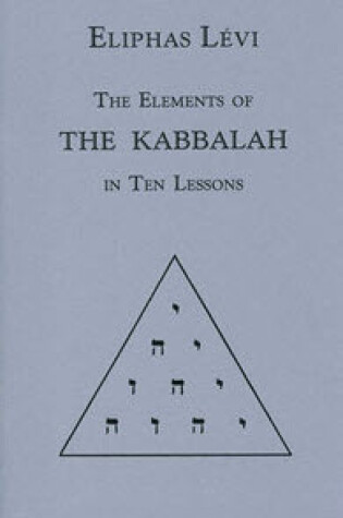 Cover of The Elements of the Kabbalah