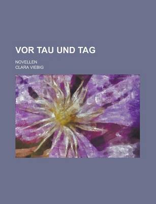 Book cover for VOR Tau Und Tag; Novellen