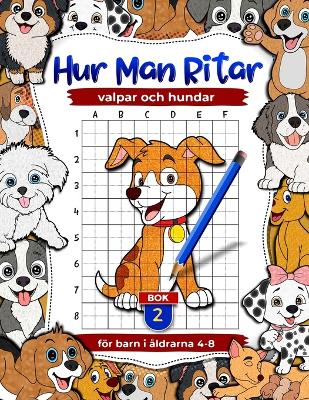 Book cover for Hur man ritar valpar och hundar