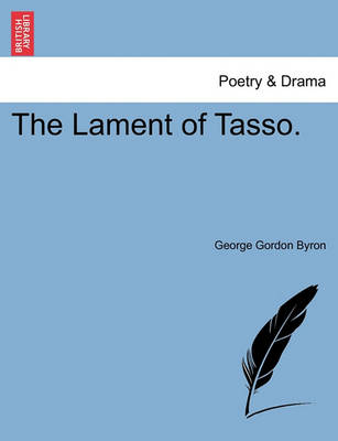 Book cover for The Lament of Tasso. Fifth Edition