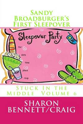 Book cover for Sandy Broadburger's First Sleepover