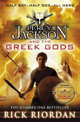 Book cover for Percy Jackson and the Greek Gods