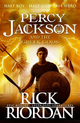 Book cover for Percy Jackson and the Greek Gods