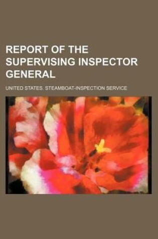 Cover of Report of the Supervising Inspector General