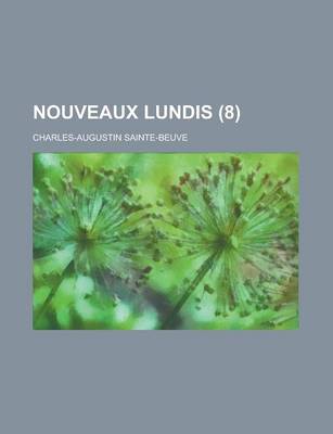 Book cover for Nouveaux Lundis (8)