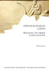 Book cover for Presocratiques Latins
