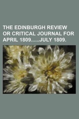 Cover of The Edinburgh Review or Critical Journal for April 1809july 1809.