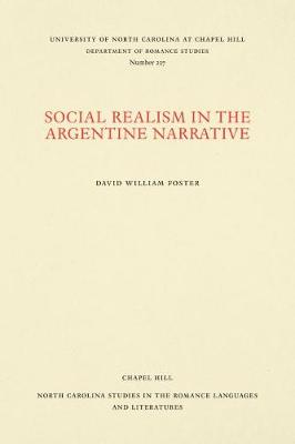 Book cover for Social Realism in the Argentine Narrative