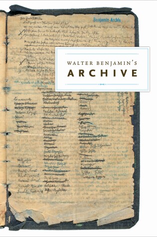 Cover of Walter Benjamin's Archive