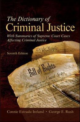Cover of The Dictionary of Criminal Justice