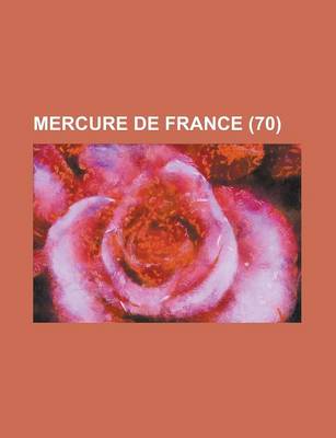 Book cover for Mercure de France (70)