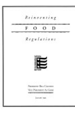 Cover of Reinventing Food Regulations