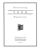 Book cover for Reinventing Food Regulations