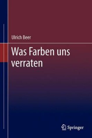 Cover of Was Farben Uns Verraten