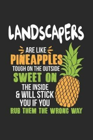 Cover of Landscapers Are Like Pineapples. Tough On The Outside Sweet On The Inside