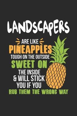 Book cover for Landscapers Are Like Pineapples. Tough On The Outside Sweet On The Inside