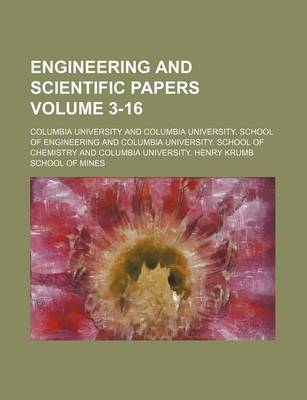 Book cover for Engineering and Scientific Papers Volume 3-16