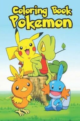 Cover of pokemon coloring book