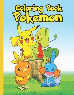 Book cover for pokemon coloring book