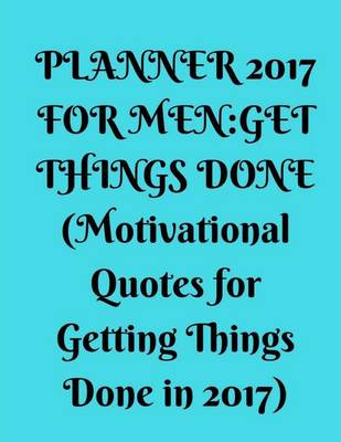 Book cover for Planner 2017 for Men