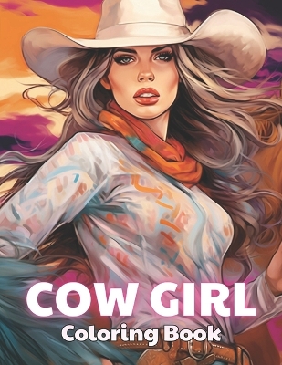 Book cover for Cow Girl Coloring Book