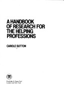 Book cover for A Handbook of Research for the Helping Professions