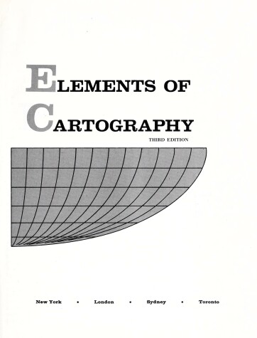 Book cover for Elements of Cartography