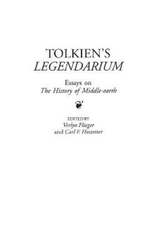 Cover of Tolkien's Legendarium