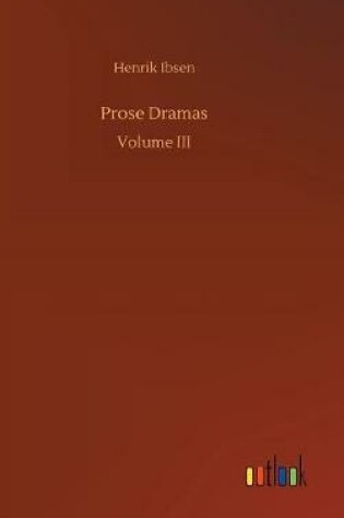 Cover of Prose Dramas