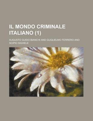 Book cover for Il Mondo Criminale Italiano (1)