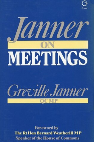 Cover of On Meetings