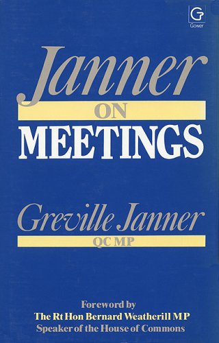 Book cover for On Meetings