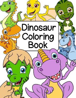 Book cover for Dinosaur Coloring Book