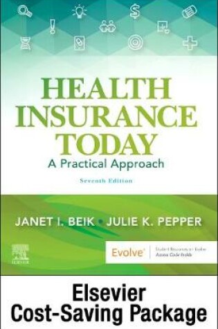 Cover of Health Insurance Today - Text and Workbook Package: a Practical Approach