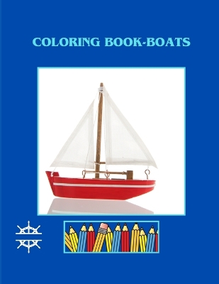 Book cover for COLORING BOOK - Boats