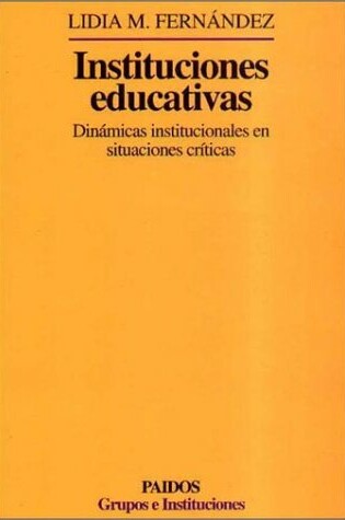 Cover of Instituciones Educativas