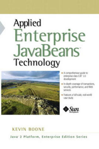 Cover of Applied Enterprise JavaBeans Technology