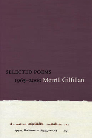 Cover of Selected Poems 1965-2000