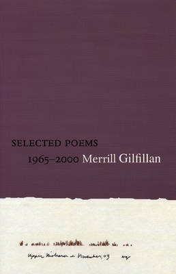 Book cover for Selected Poems 1965-2000