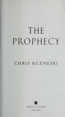 Book cover for The Prophecy