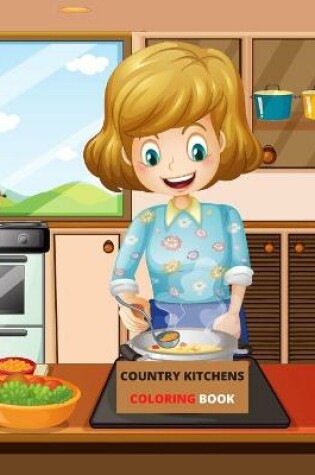 Cover of Country Kitchens Coloring Book