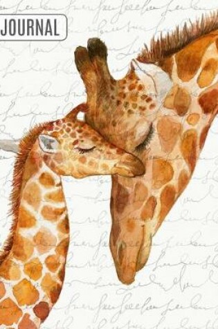 Cover of Big Fat Bullet Style Journal Notebook Mother & Baby Giraffes