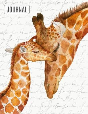 Cover of Big Fat Bullet Style Journal Notebook Mother & Baby Giraffes